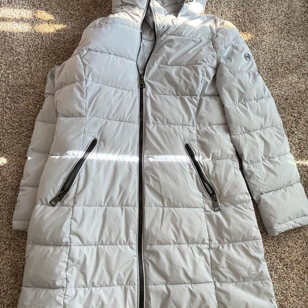 Andrew-marc Women's Grey and Blue Coat
